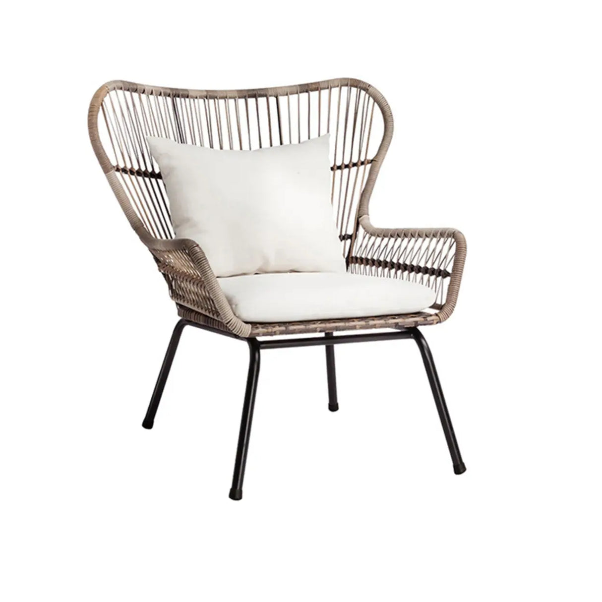 Waterproof Round Wicker and Rattan Patio Conversation Sets Image - 5