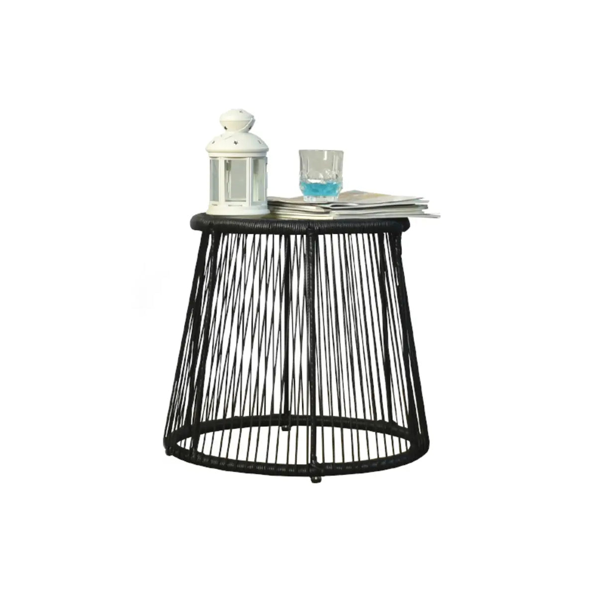 Waterproof Round Wicker and Rattan Patio Conversation Sets Image - 9