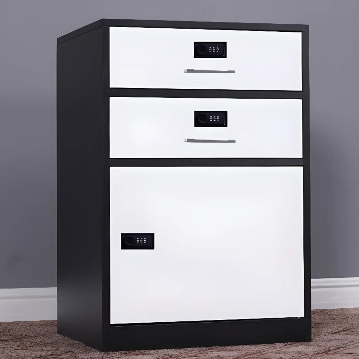 Waterproof Safe Storage Metal Vertical Filing Cabinet Image - 23