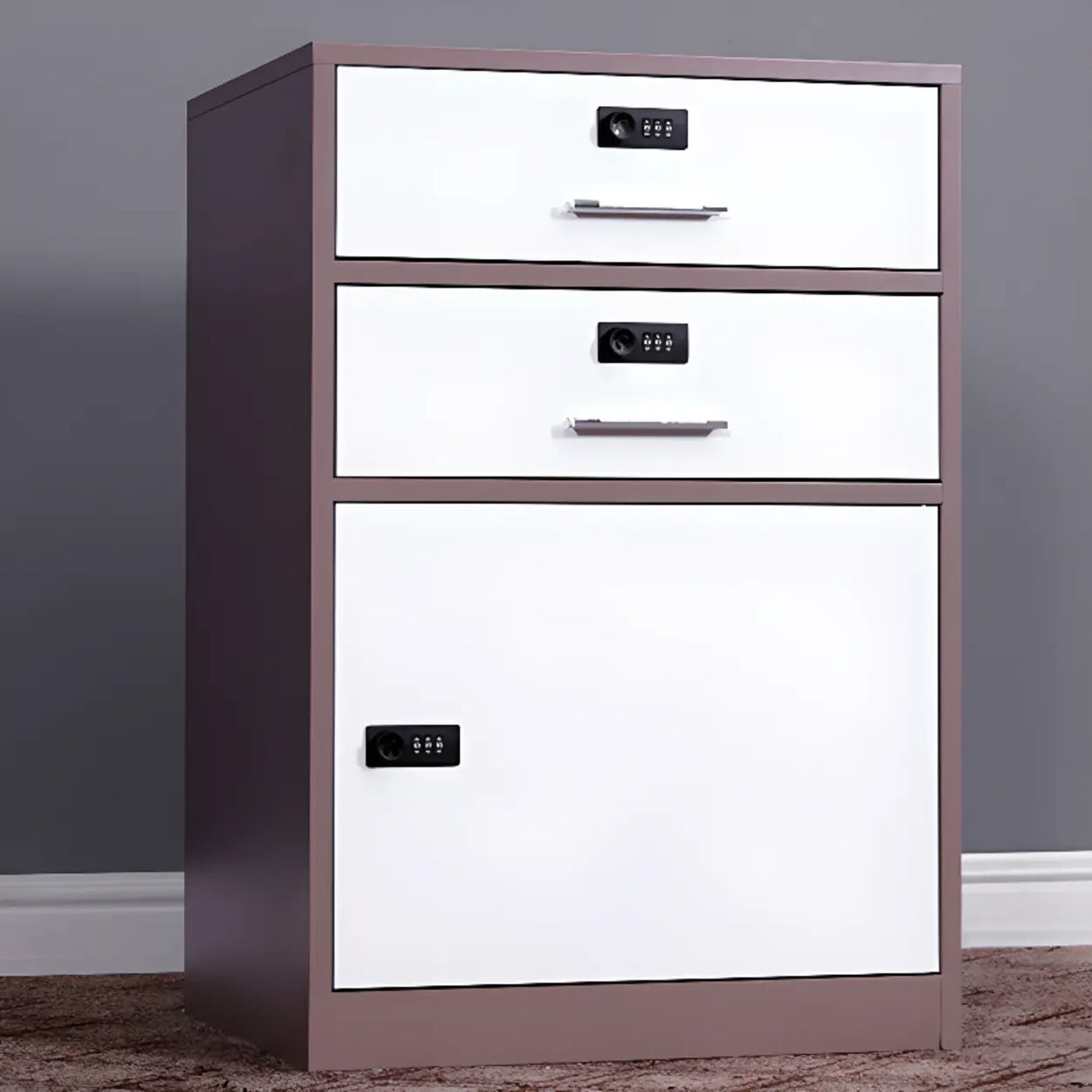 Waterproof Safe Storage Metal Vertical Filing Cabinet Image - 25