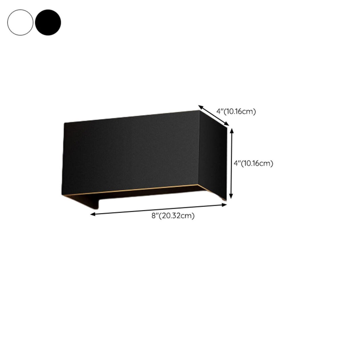 Waterproof Square Outdoor LED Up Down Wall Light