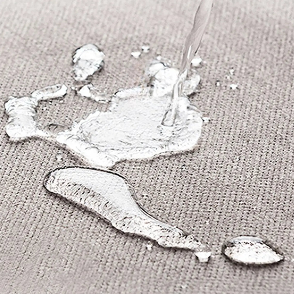 Waterproof U-Shape Upholstered Wicker Beige Patio Sofa Set Image - 14