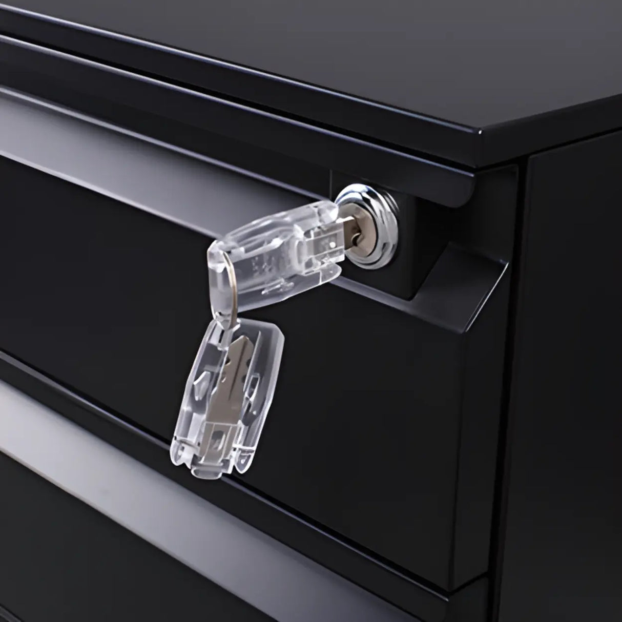 Waterproof Under Desk Vertical Filing Cabinet with Lock Image - 15