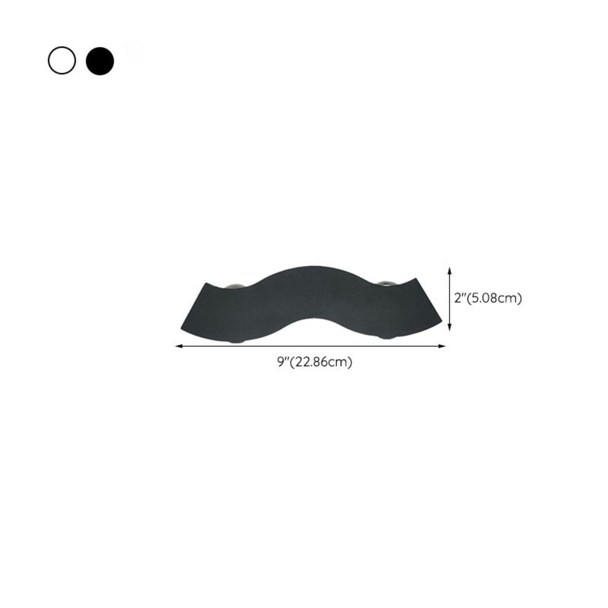 Waterproof V-Shaped Outdoor Up Down Wall Sconce