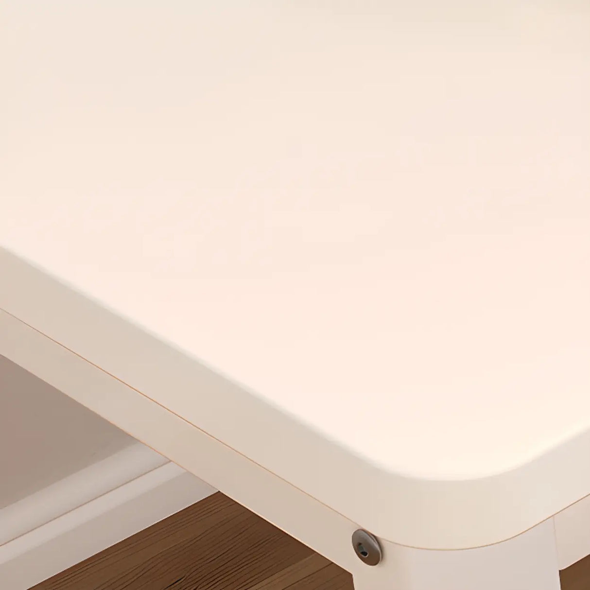 Waterproof White Steel Sled Base Kids Writing Desk Image - 12