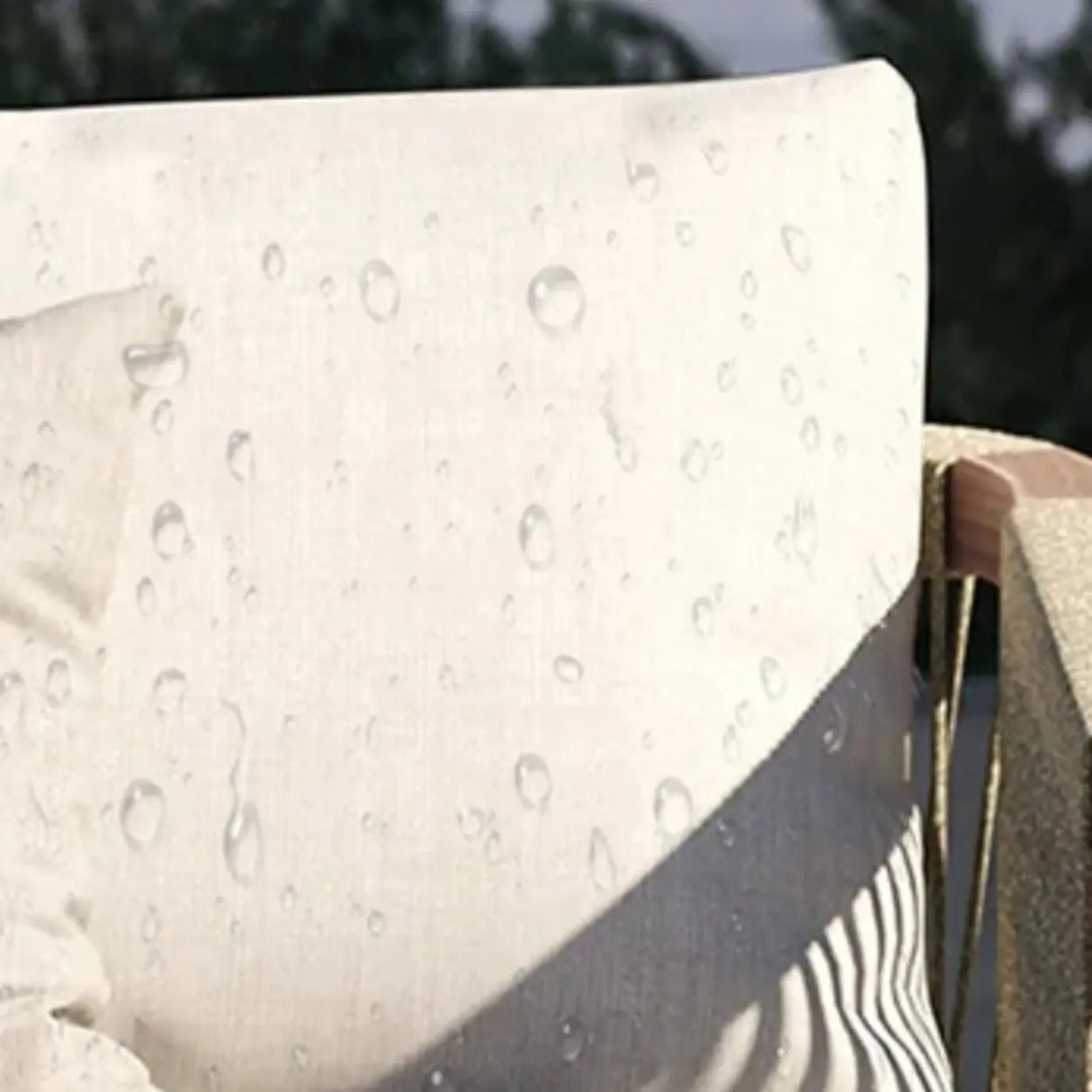 Weather Resistant Outdoor Teak and Rope Beige Patio Set Image - 8