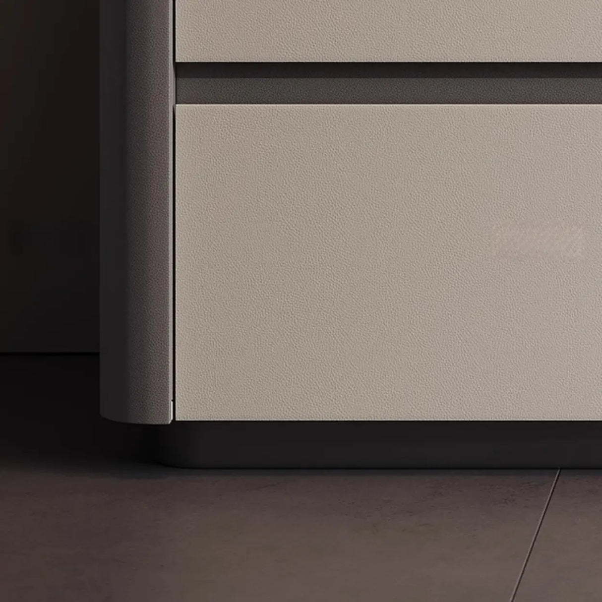 White-Beige Wood Six Drawers Double Dresser for Bedroom Image - 9