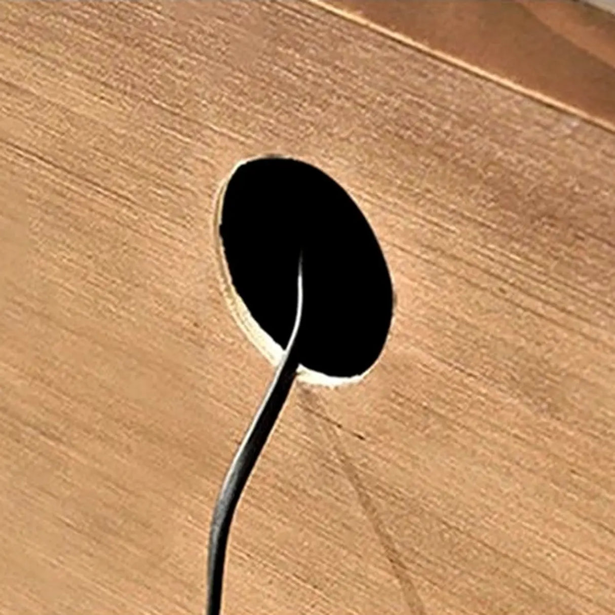 White-Brown Wood Open Storage Cabinet Cabinet TV Stand Image - 6