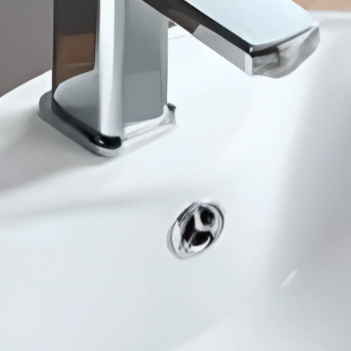White Ceramic Bathroom Bowl Sinks with Center Trapway Image - 9