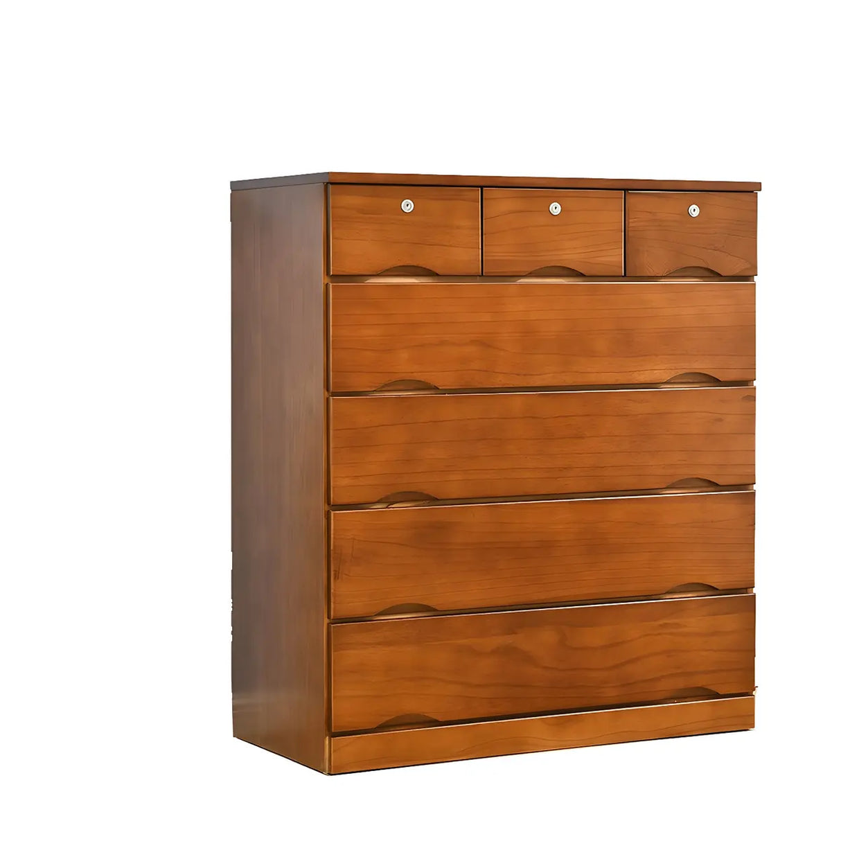 White Finish Wood Dresser with Drawers for Bedroom Image - 24