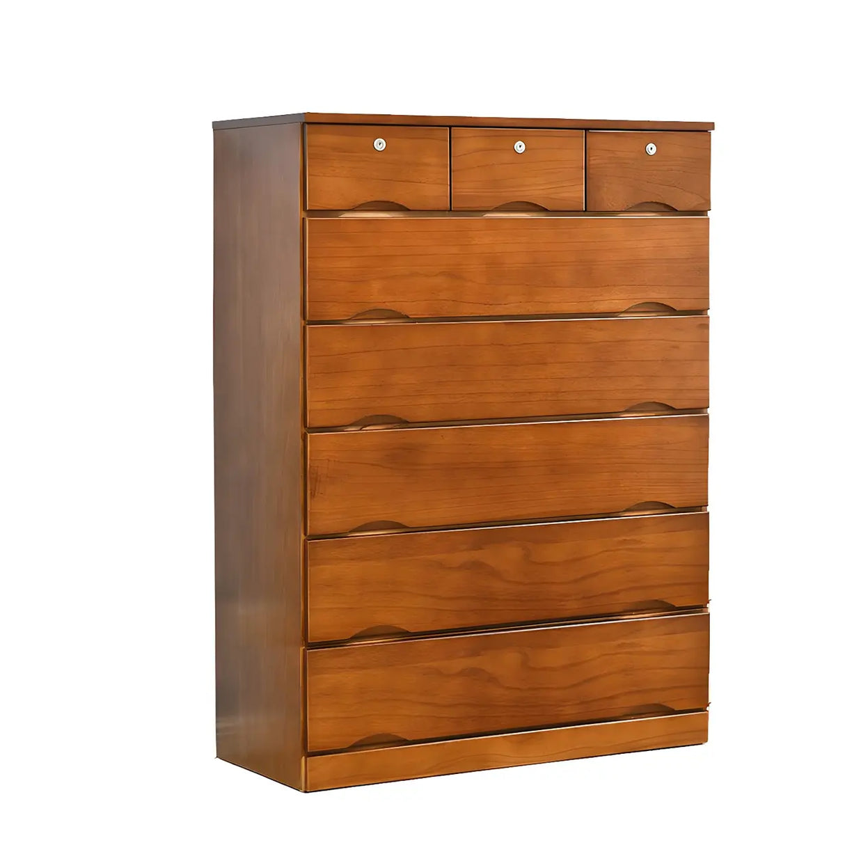 White Finish Wood Dresser with Drawers for Bedroom Image - 29