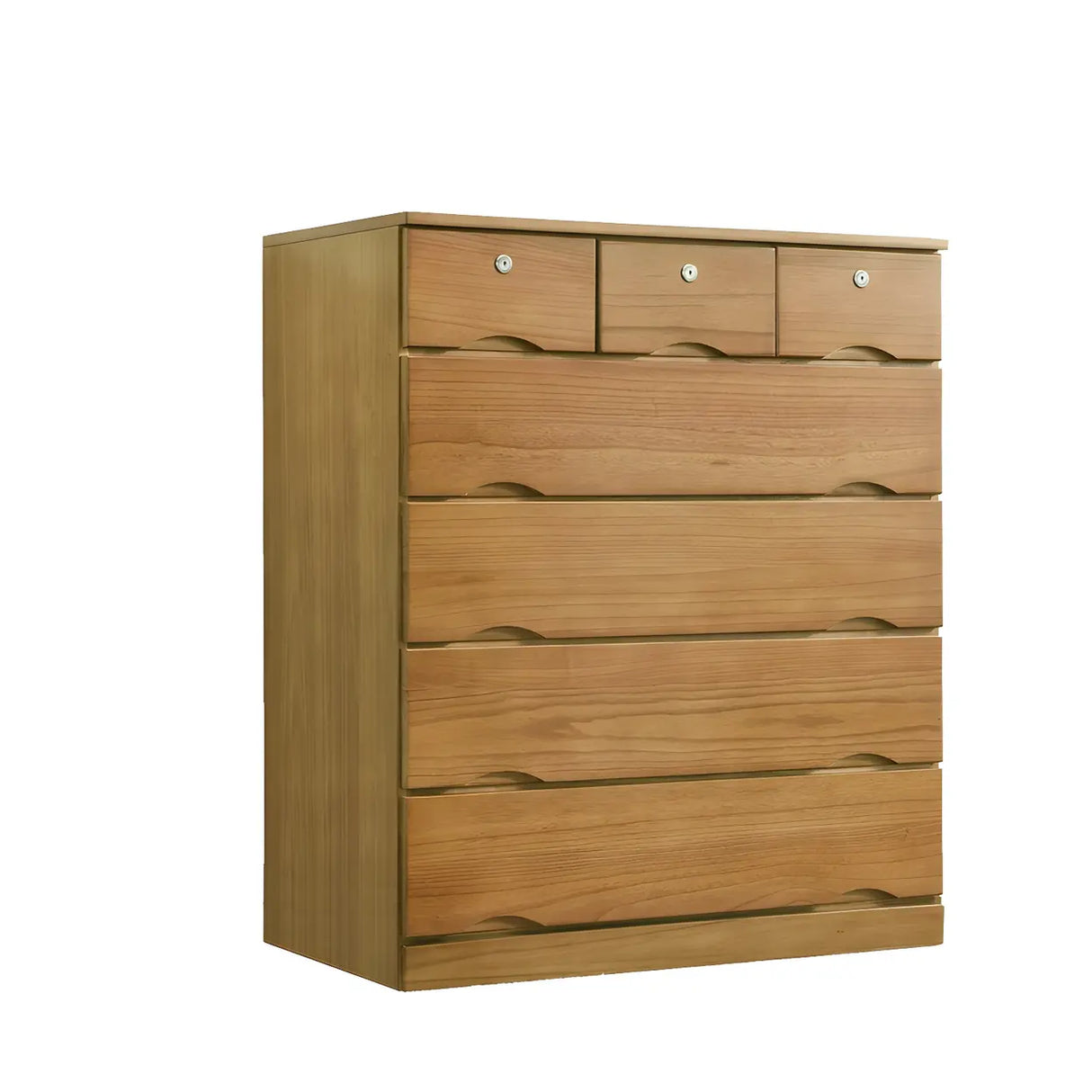 White Finish Wood Dresser with Drawers for Bedroom Image - 31