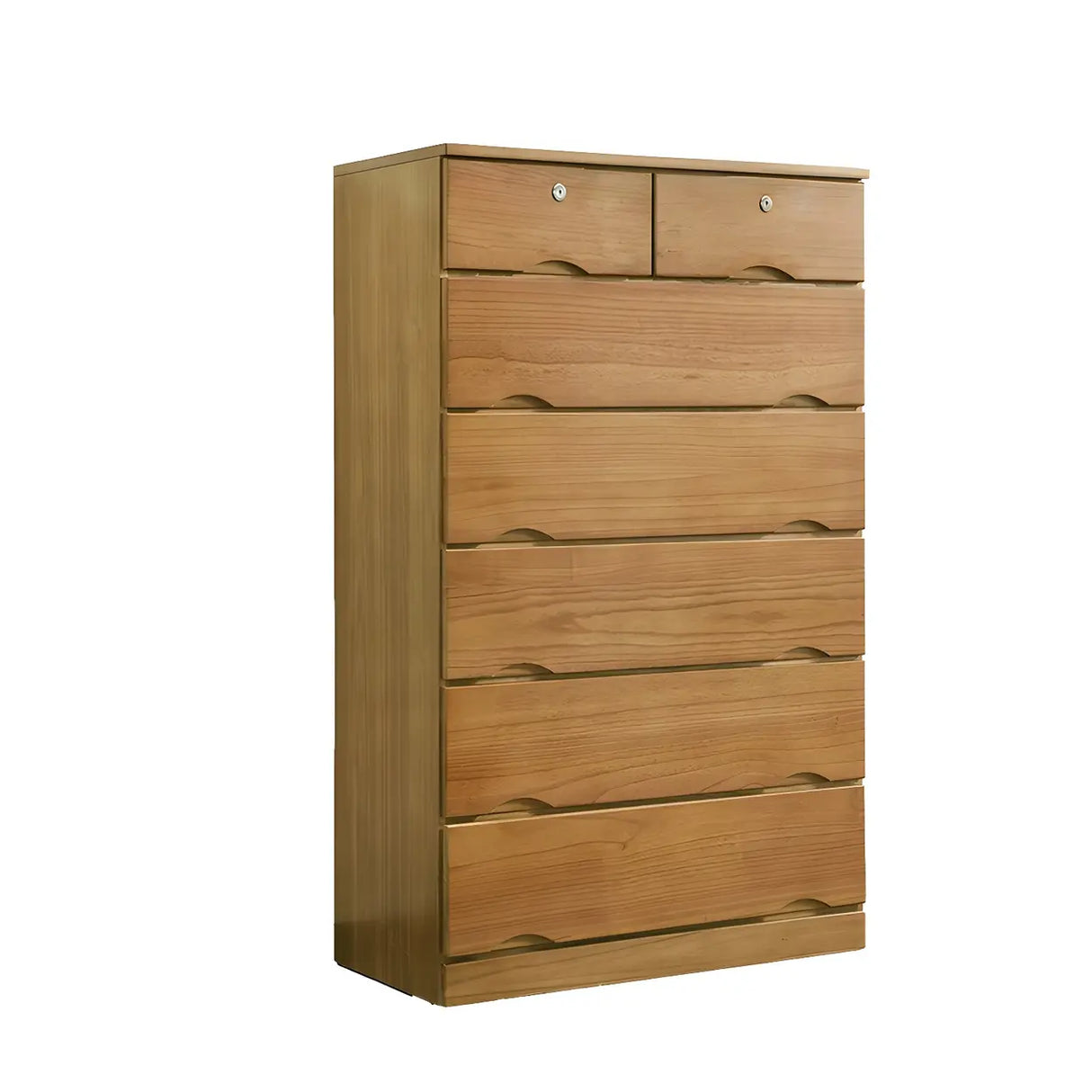 White Finish Wood Dresser with Drawers for Bedroom Image - 34