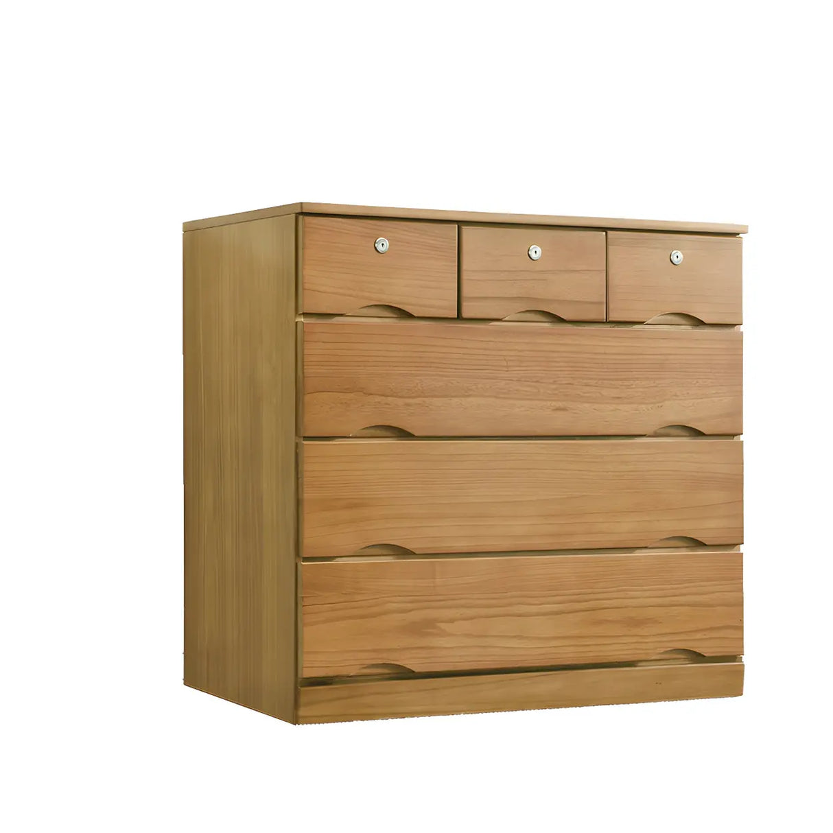 White Finish Wood Dresser with Drawers for Bedroom Image - 35