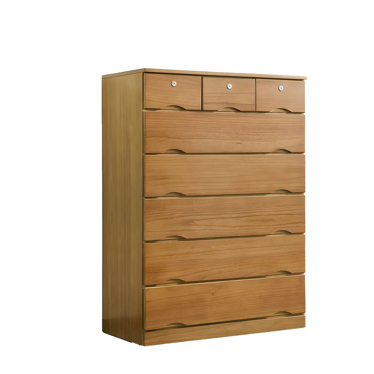 White Finish Wood Dresser with Drawers for Bedroom Image - 37