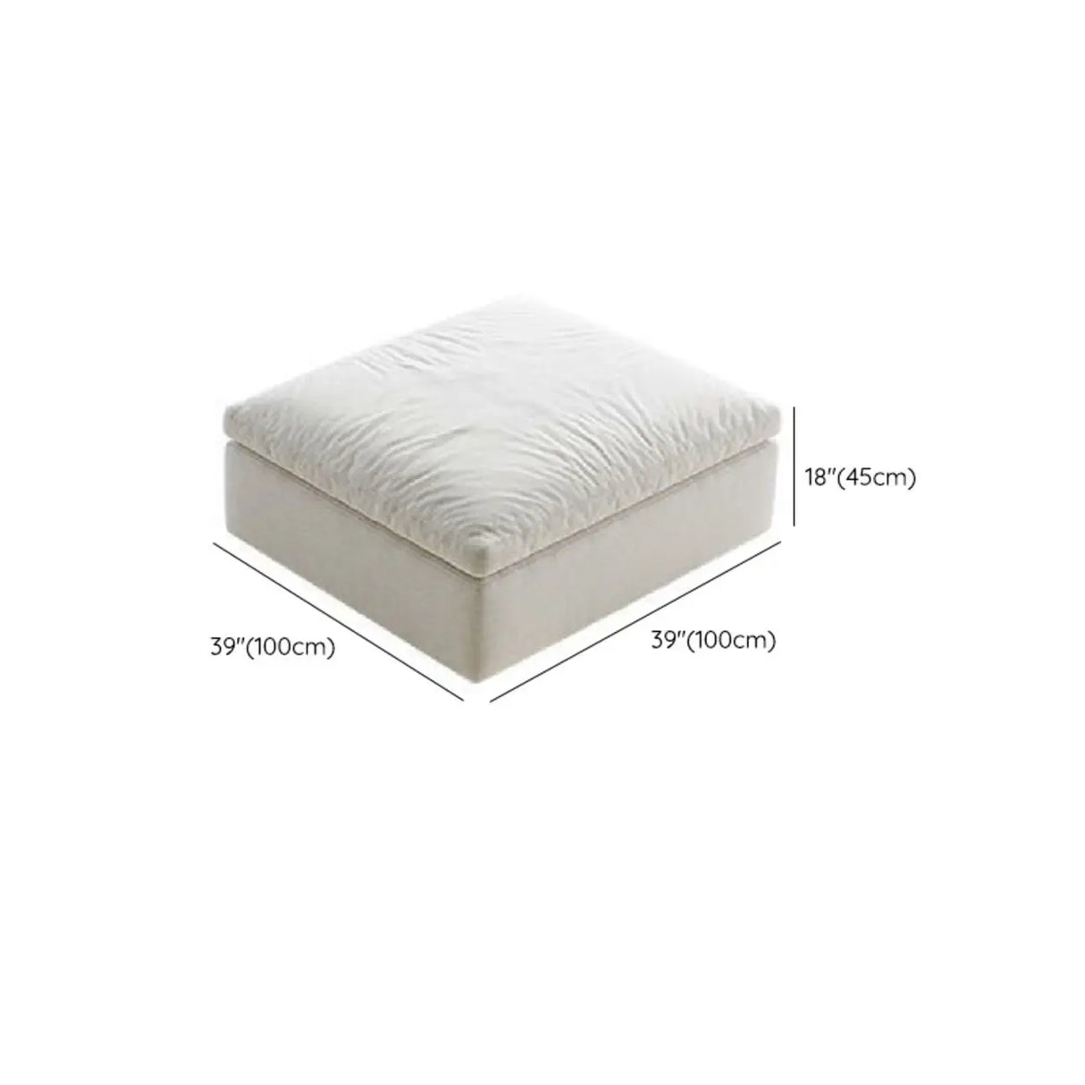 White Linen Slipcovered Removable Cushion Pillow Sofa Image - 23