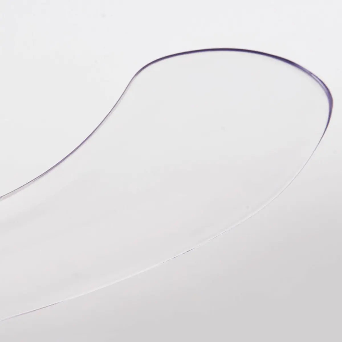 White Modern Minimalist Round 4-Blade Ceiling Fan Light Image - 8