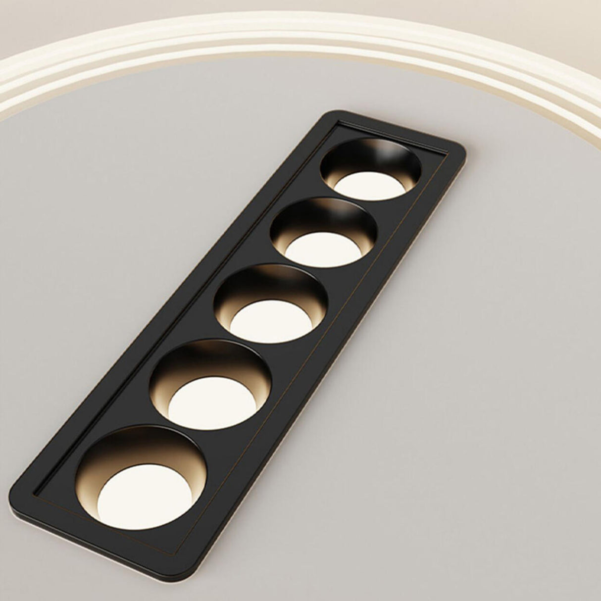 White Modern Retractable Blade Ceiling Fan with Light Image - 10