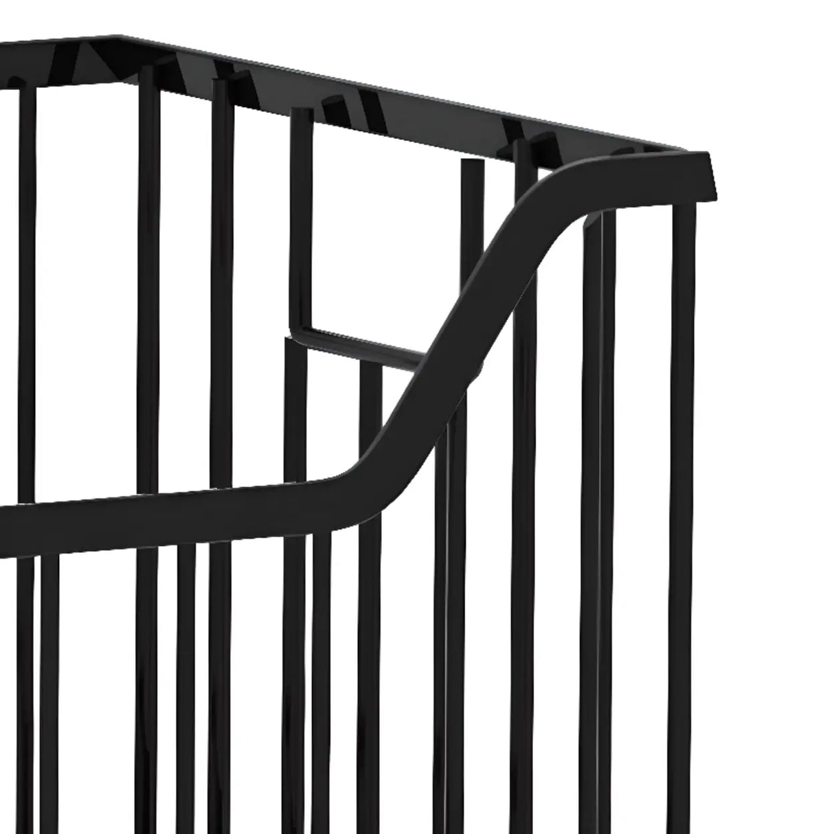 White Removable Metal Book Cart with Shelf and Casters Image - 16