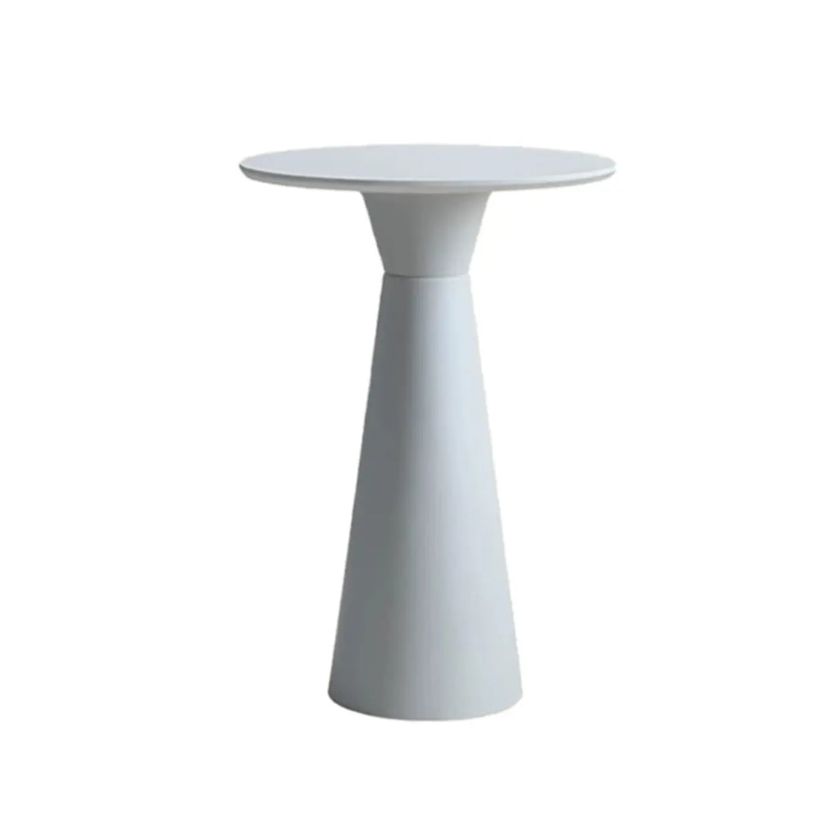 White Round Metal Medium Bar Table for Elegant Spaces Image - 10