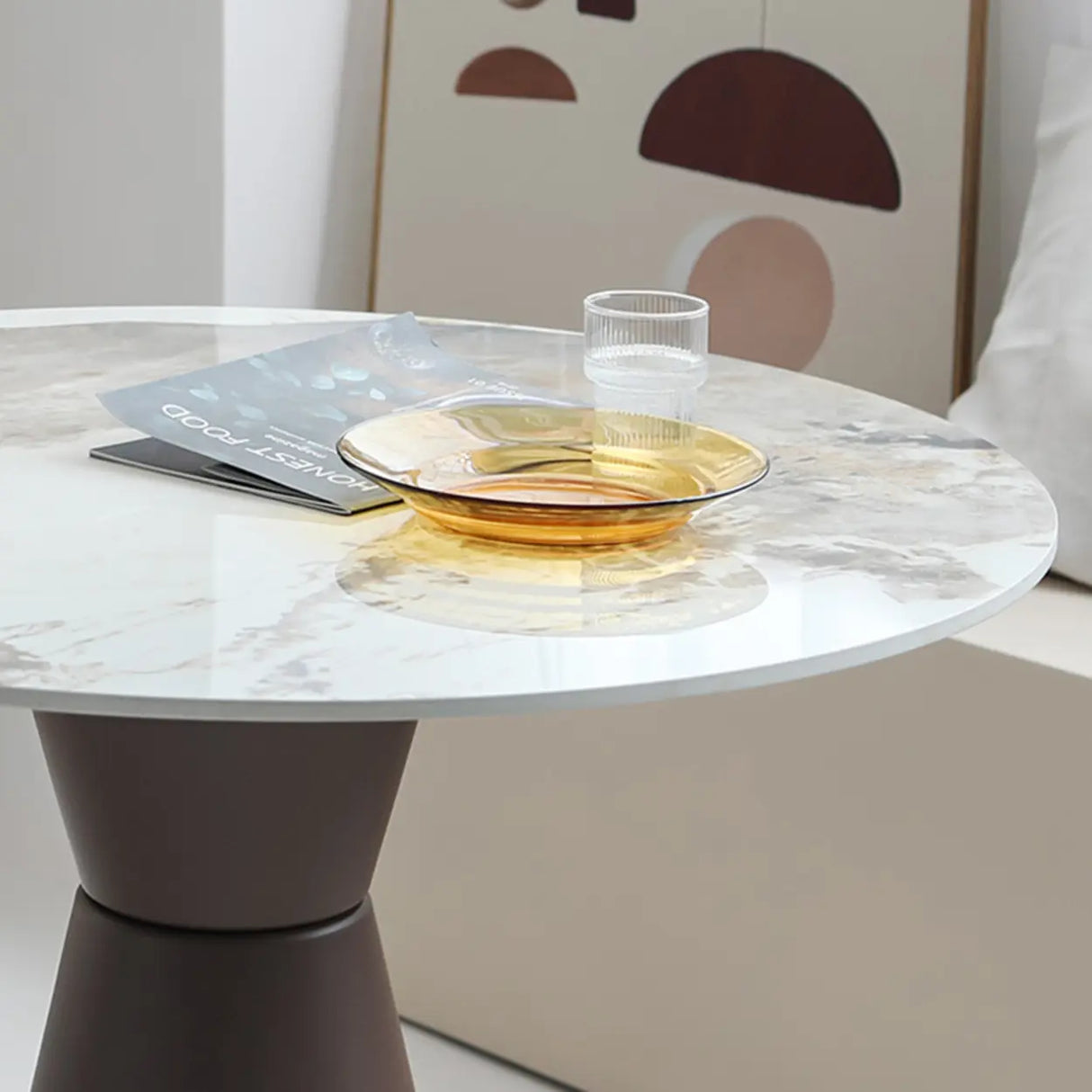 White Round Metal Medium Bar Table for Elegant Spaces Image - 12