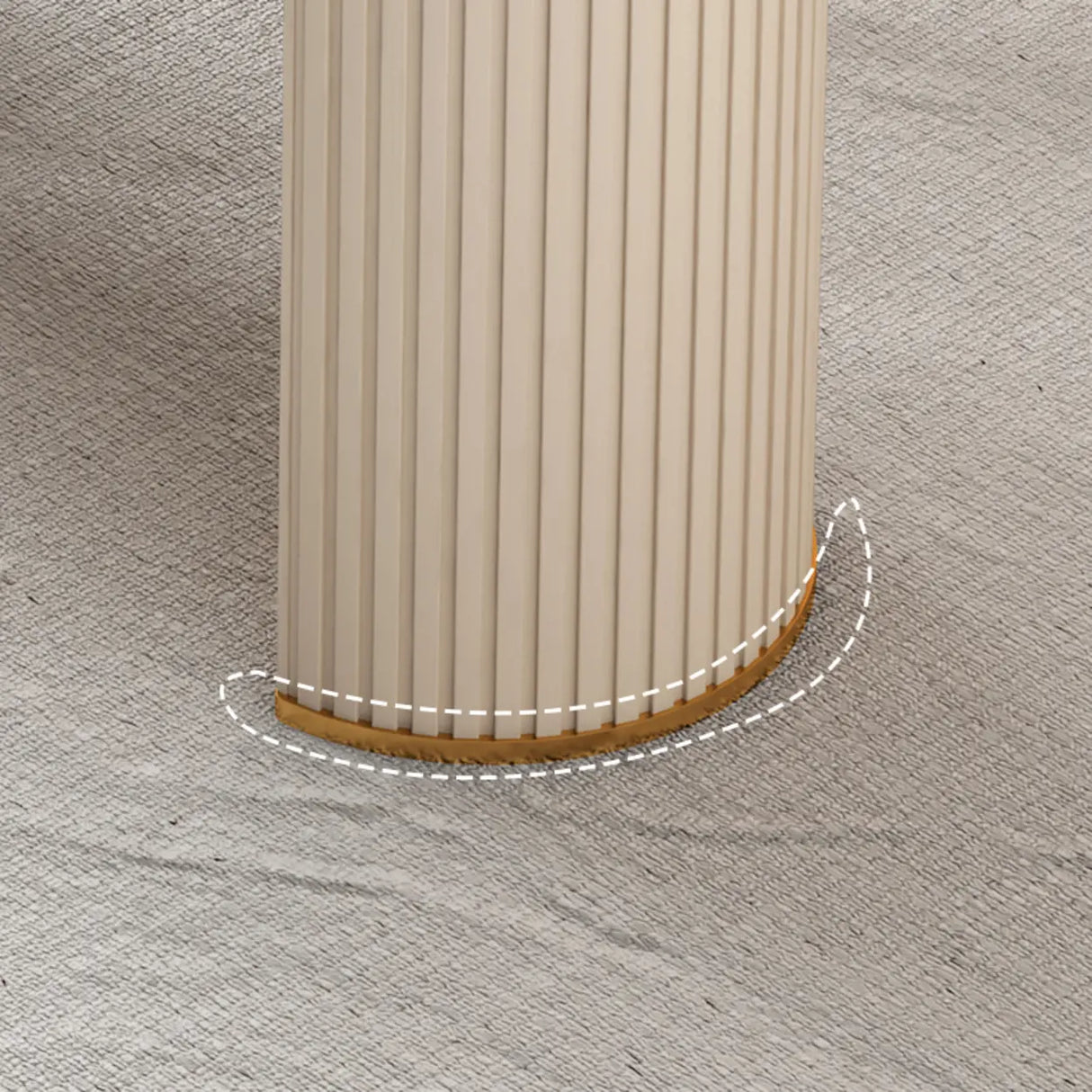 White Standard Free From Sintered Stone Writing Desk Image - 6