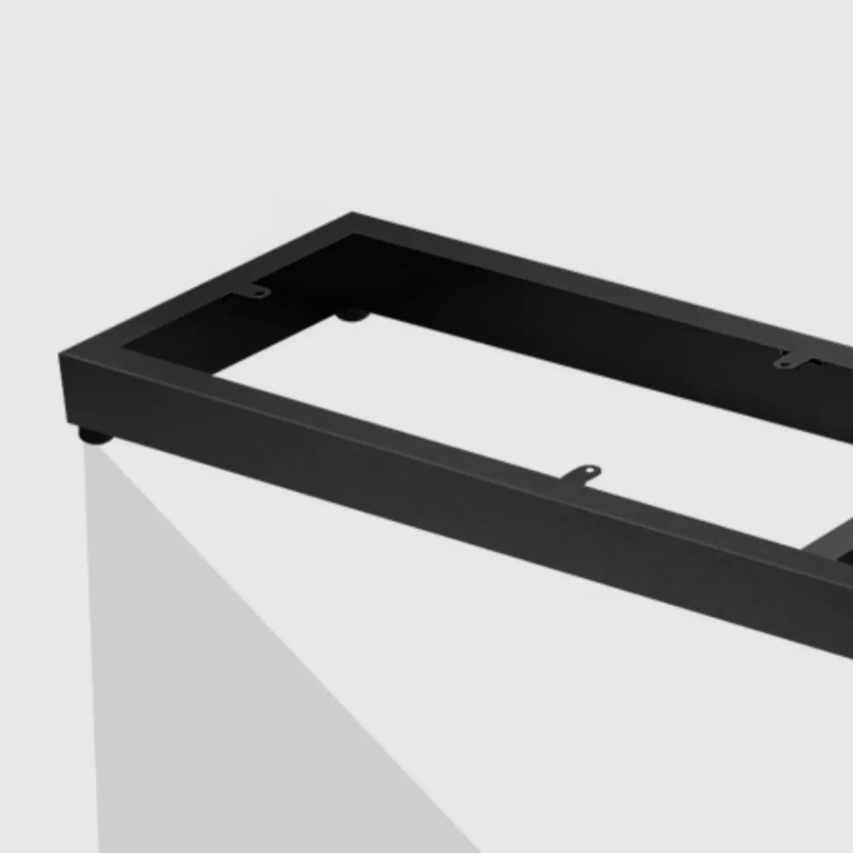 White Stone Drawers Cabinet TV Stand with Lighting Image - 9