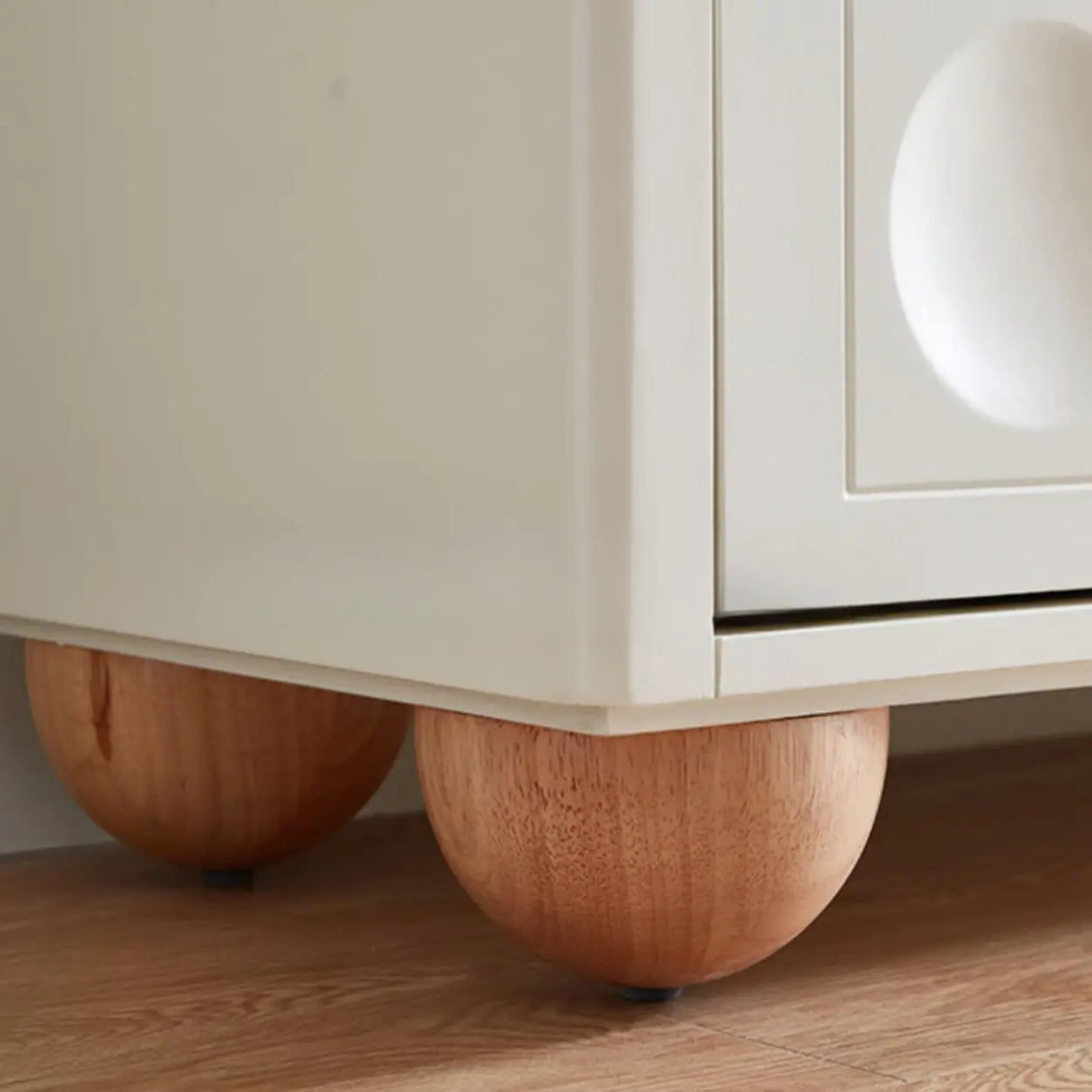 White Stone Rectangle Shelves Cabinet Long TV Stand Image - 11