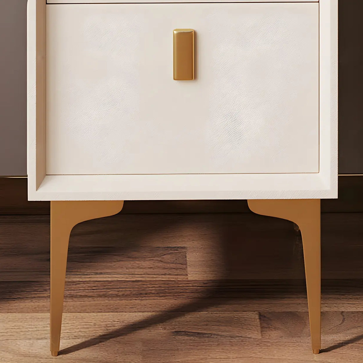 White Vertical Solid Wood Semainier with Drawers Image - 16