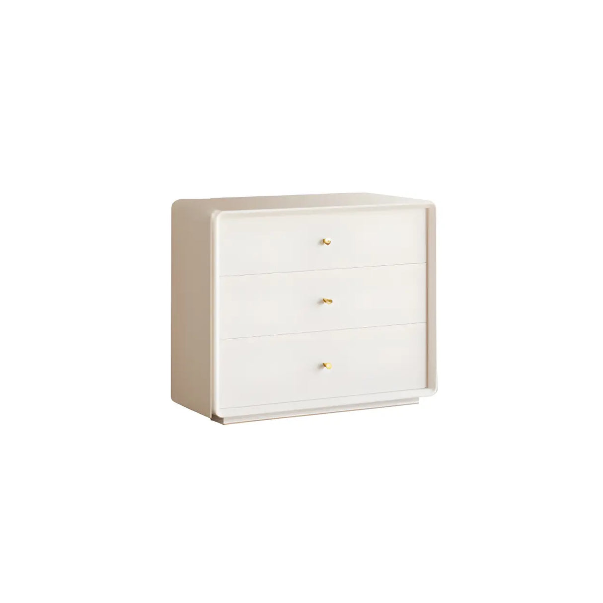 White Waterproof Wood Soft Close Drawers Accent Chests Image - 7