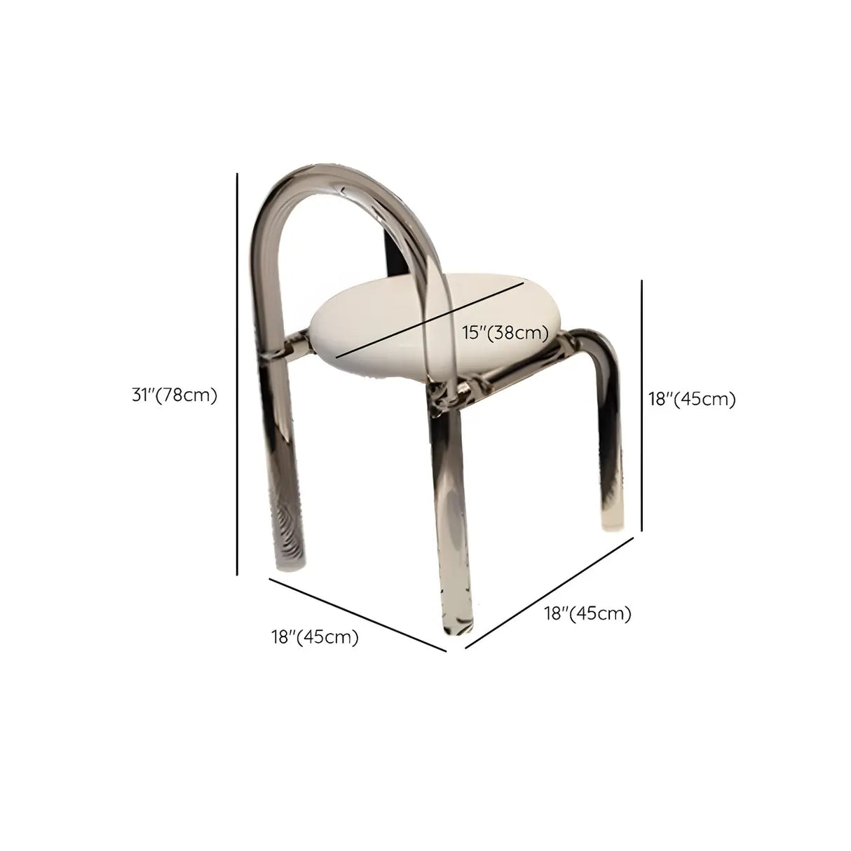 White Wood Stone Makeup Vanity with Drawers and Seat Image - 13