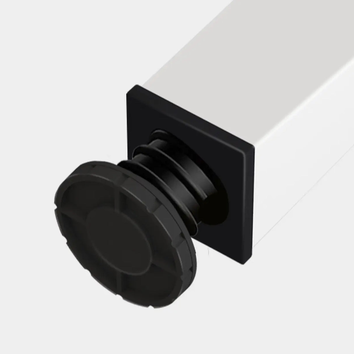 White Wooden Computer Desk with Storage Image - 8