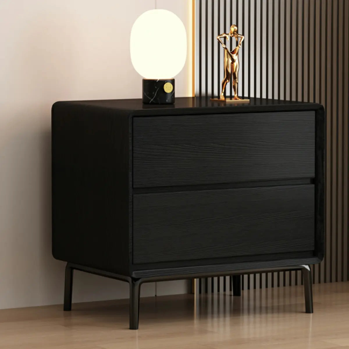 White Wooden Space-Saving Vertical Drawer Bachelor Chest Image - 2