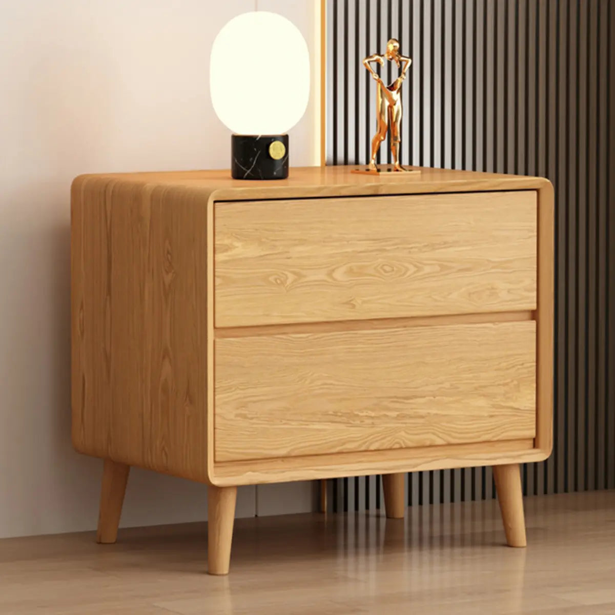 White Wooden Space-Saving Vertical Drawer Bachelor Chest Image - 8