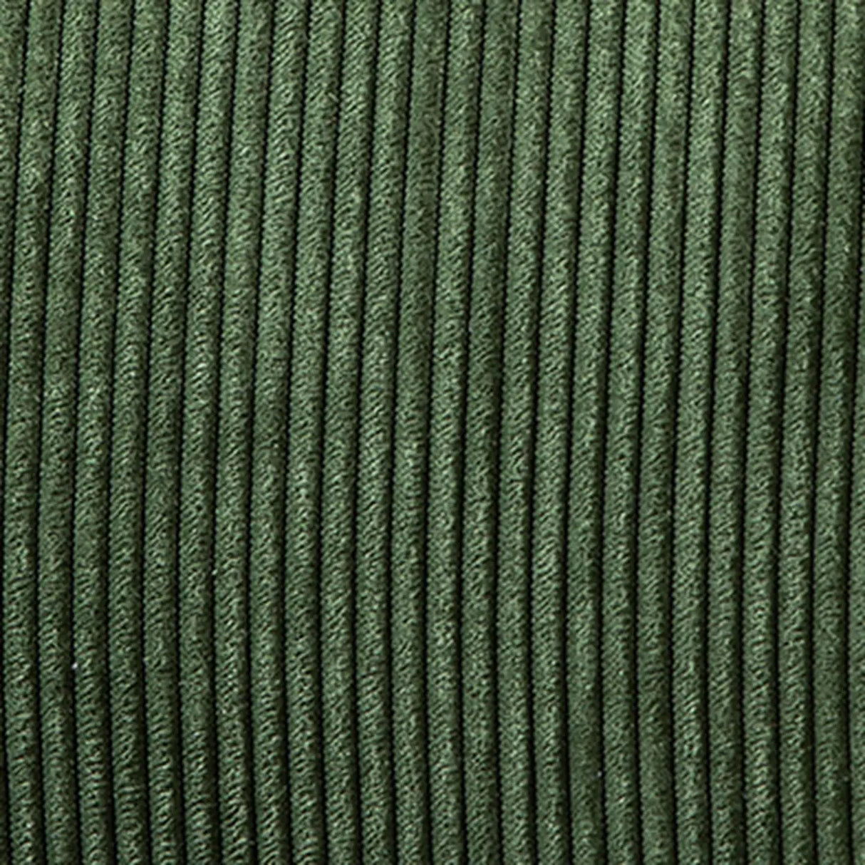 Wingback Corduroy Green Medium Cozy Accent Chair with Pillow Image - 12