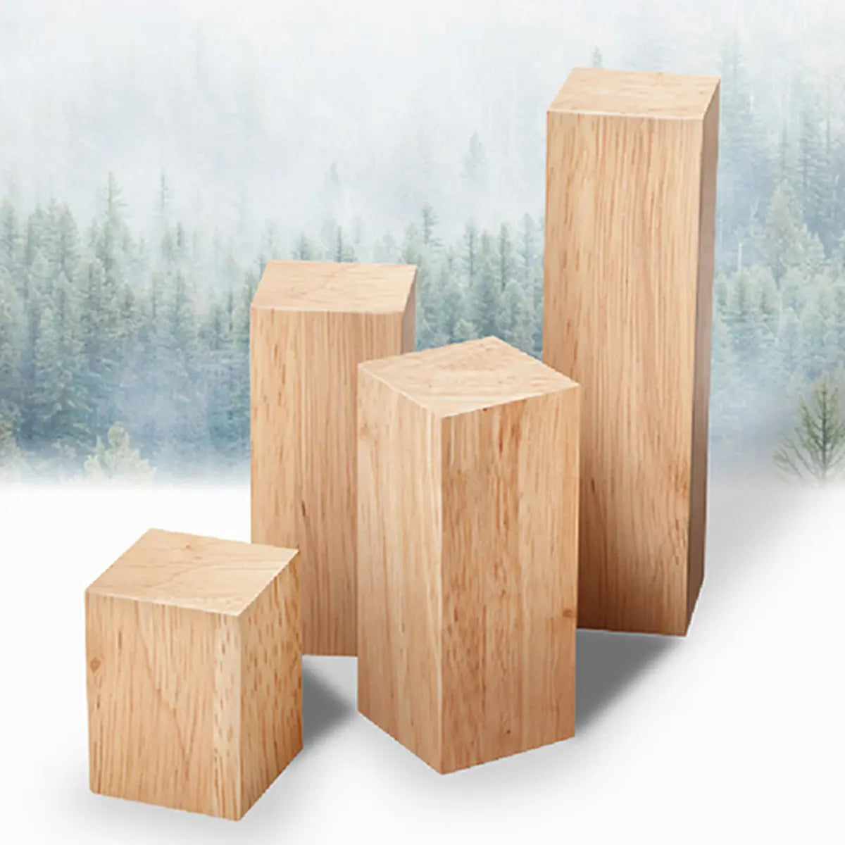 Wood Butcher Block Retractable Storage Computer Desk Image - 7