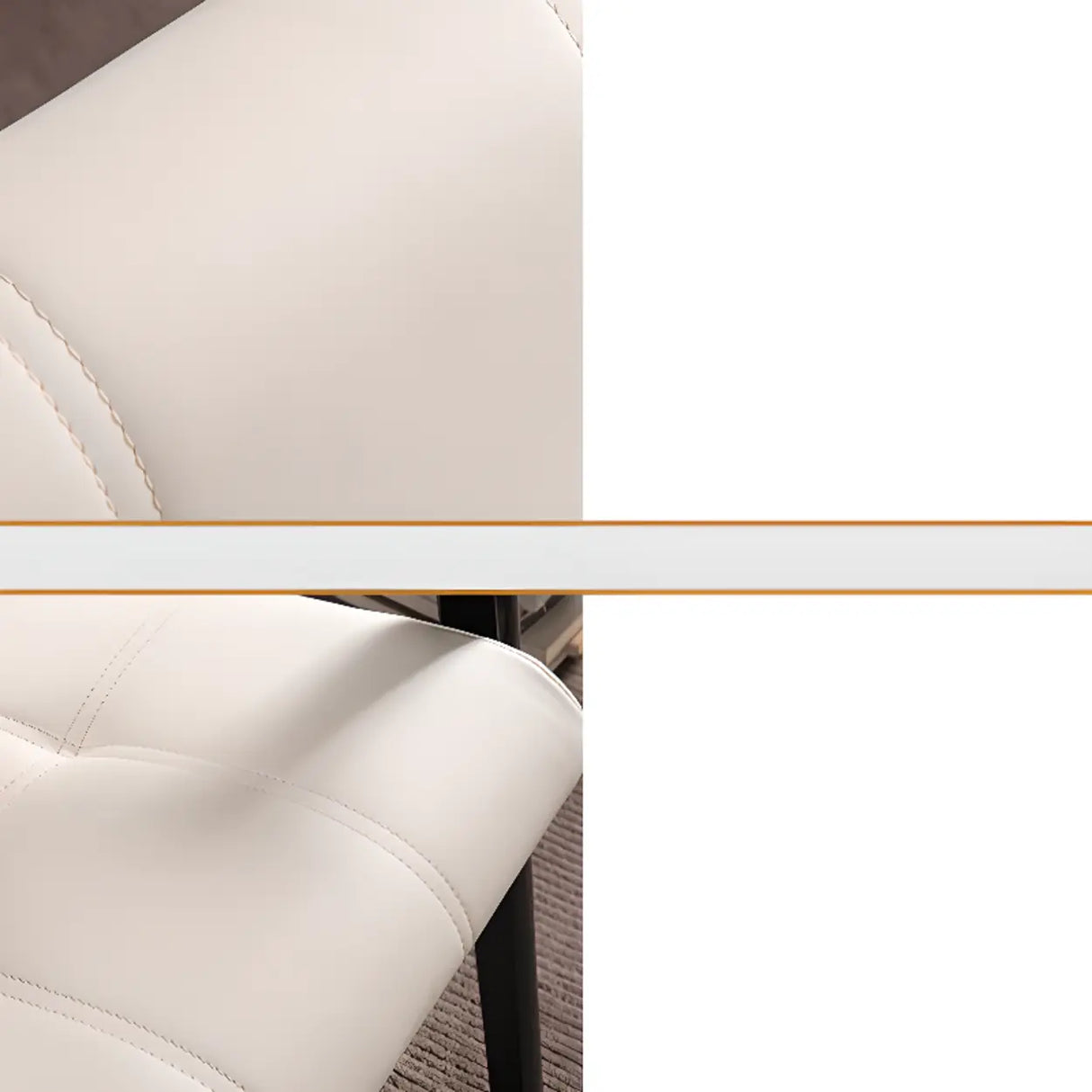 Wood Frame Armrest Cotton Parsons Dining Chair Grey Image - 11