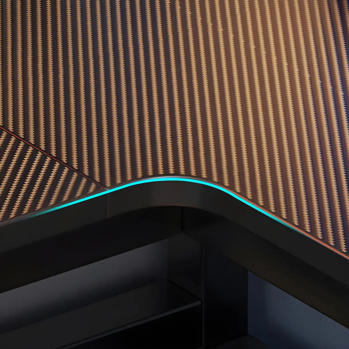 Wood L-Shape Gaming Computer Desks with CPU Storage Image - 10