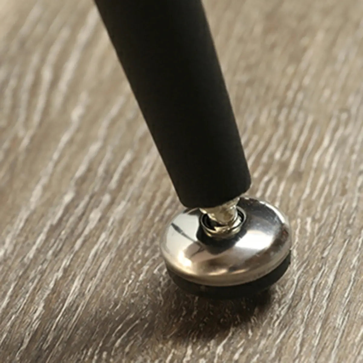 Wood Natural Finish Monitor Stand H-Shape Writing Desk Image - 9