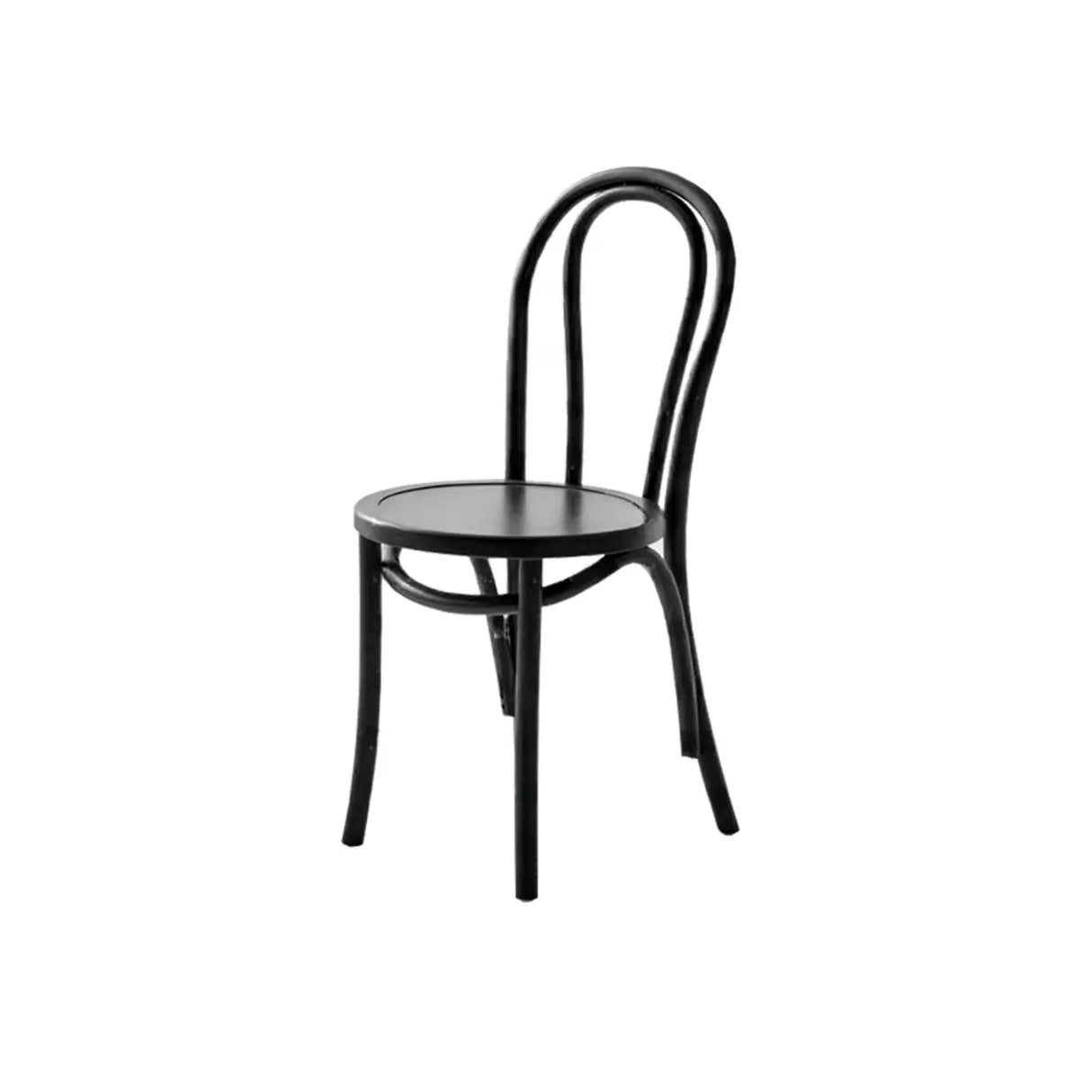 Wood Open Spindle Back Dining Chairs Walnut Finish Image - 3