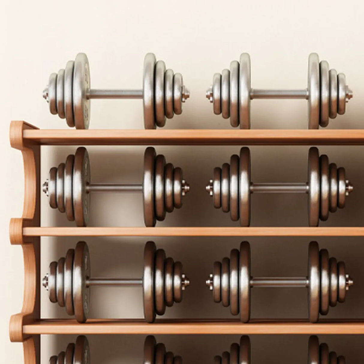 Wood Open Storage Vertical Freestanding Brown Shoe Rack Image - 13