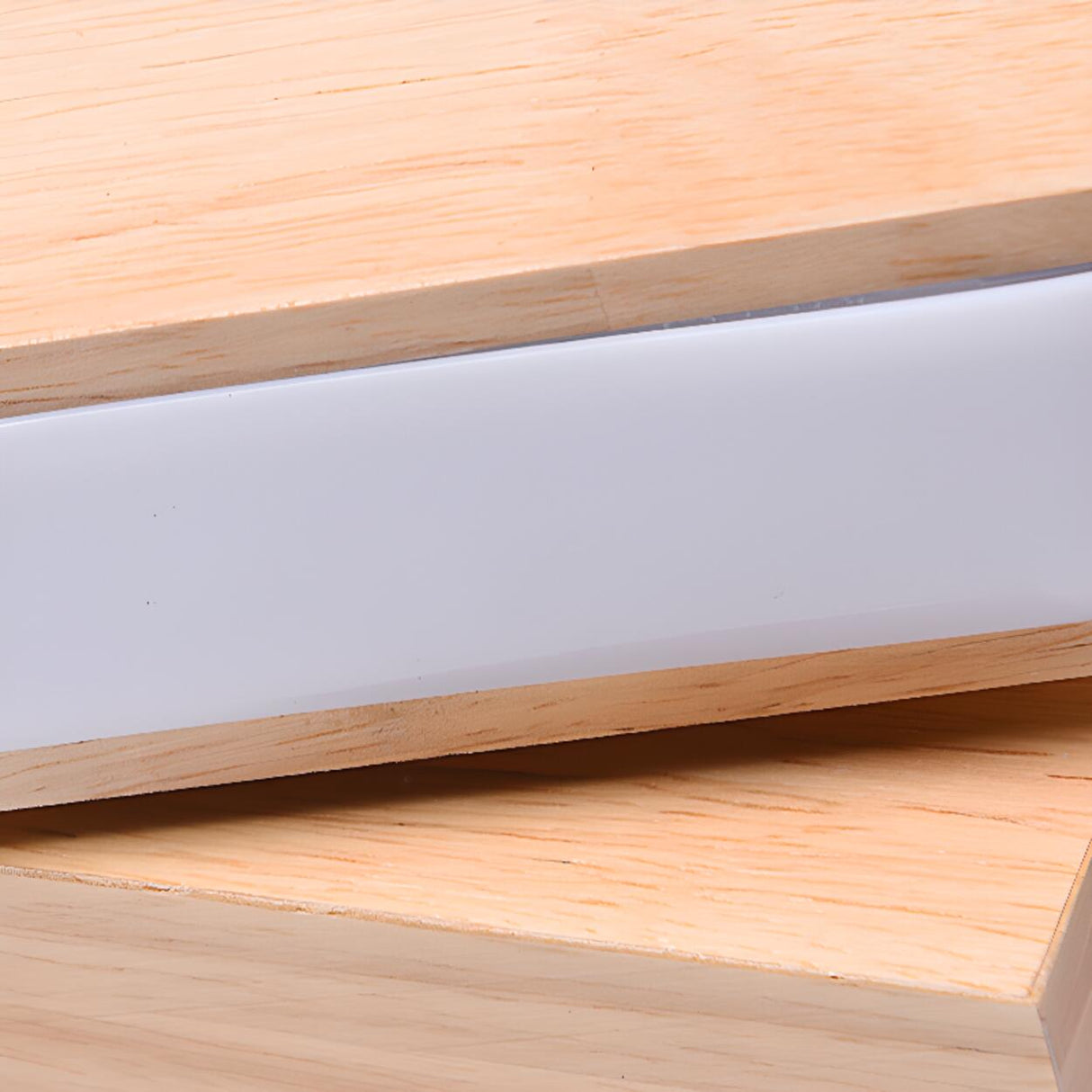 Wood Rectangular Adjustable LED Bedside Wall Sconce Image - 11