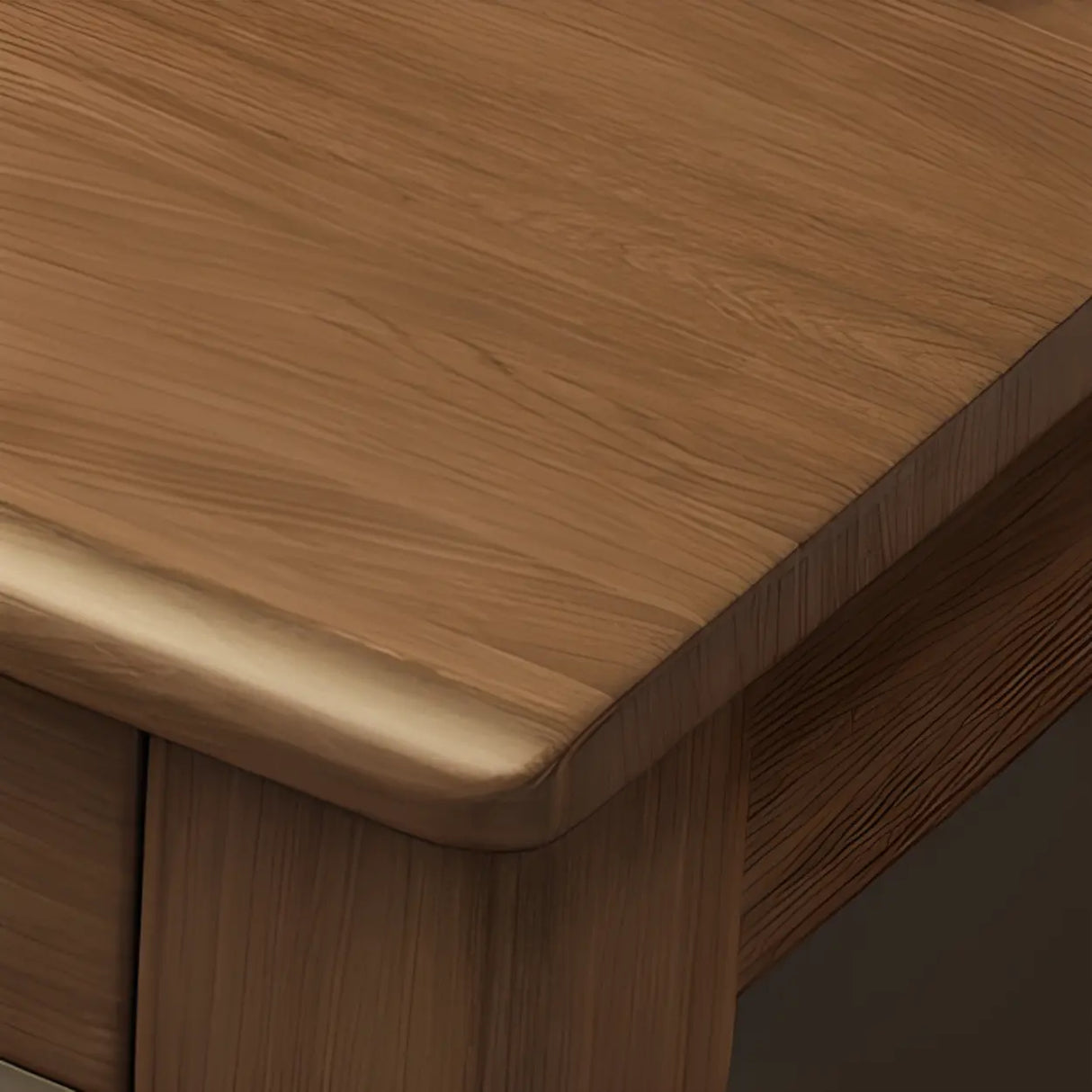 Wood Rectangular Kids Desk with Two Storage Drawers Image - 8