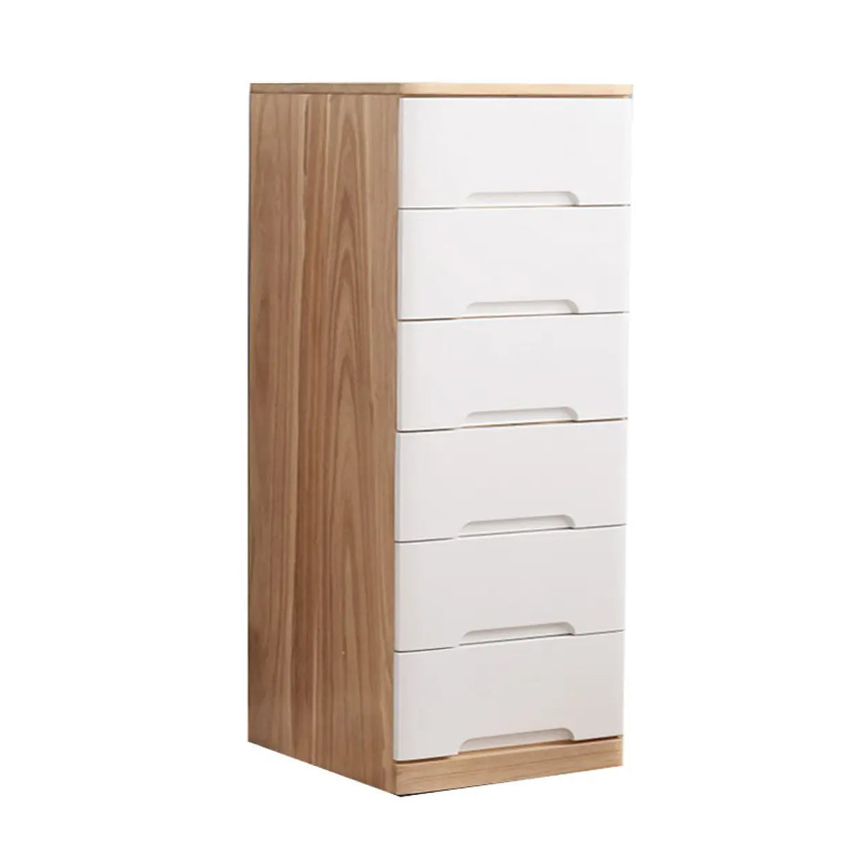Wood Vertical Natural Storage Filing Cabinet Image - 27