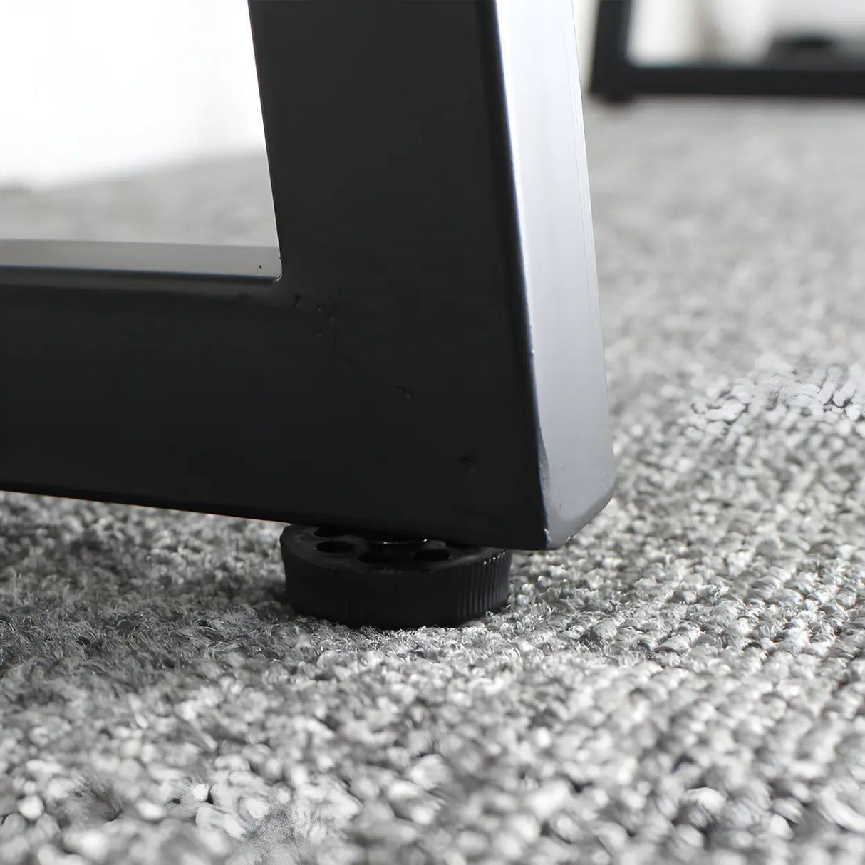 Modern Rustic Wood Bench with Black Metal Legs, 47 Inch Image - 6