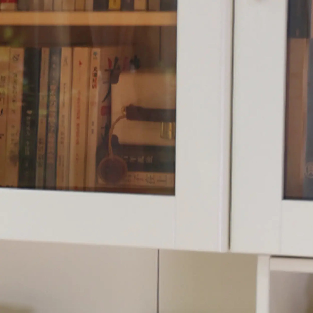 Wooden Drawers Storage Kids Corner Desk with Hutch Image - 11