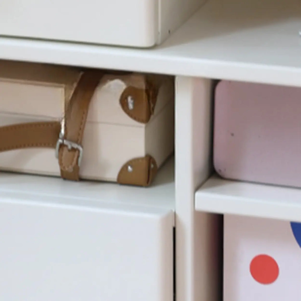 Wooden Drawers Storage Kids Corner Desk with Hutch Image - 16