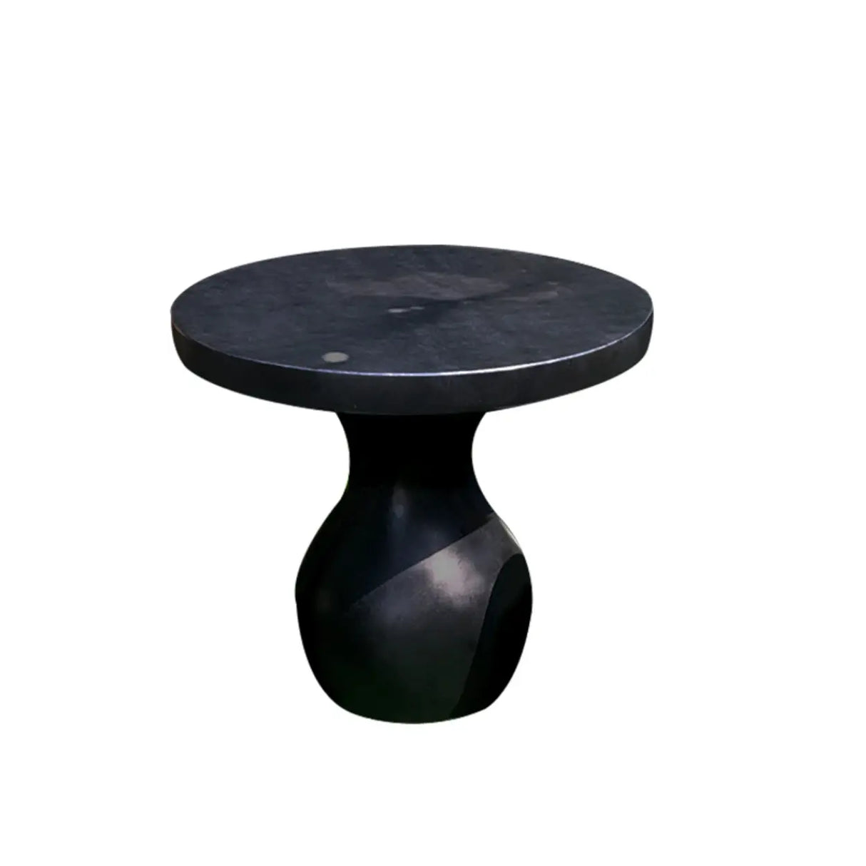Wooden Round-Shaped Outdoor Patio Coffee Table Image - 2