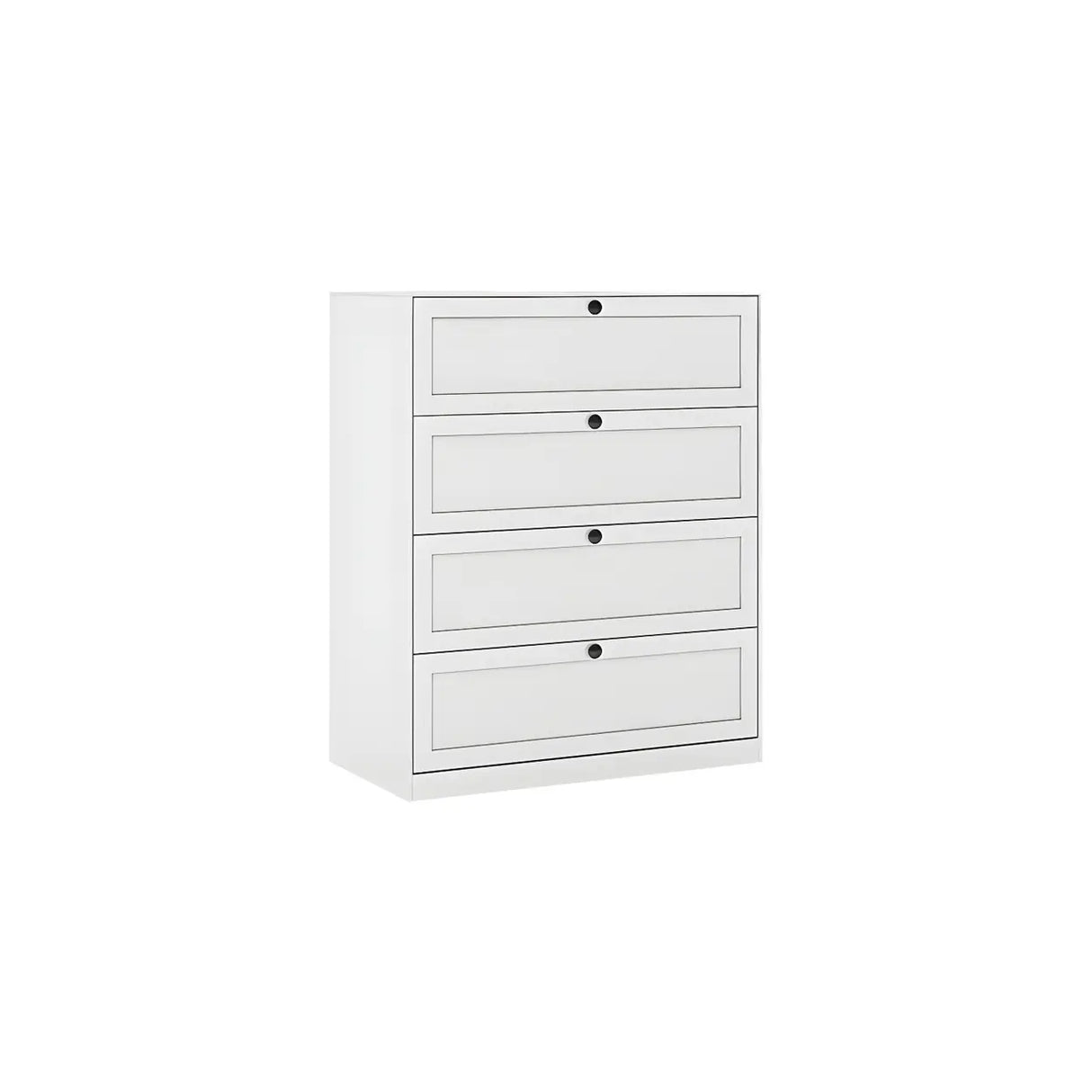 Yellow Finish Black Metal Handle Dresser with Drawers Image - 22