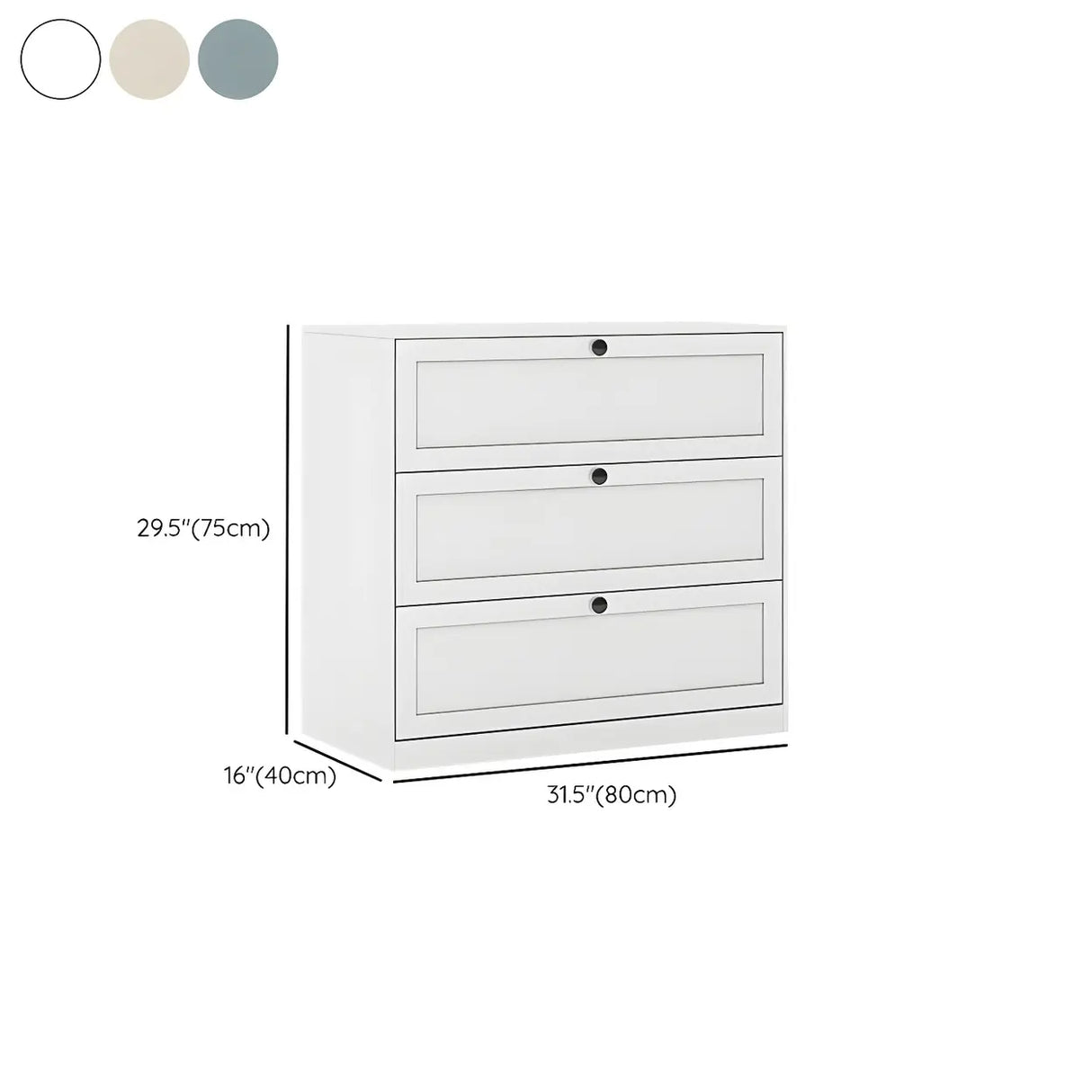 Yellow Finish Black Metal Handle Dresser with Drawers Image - 26